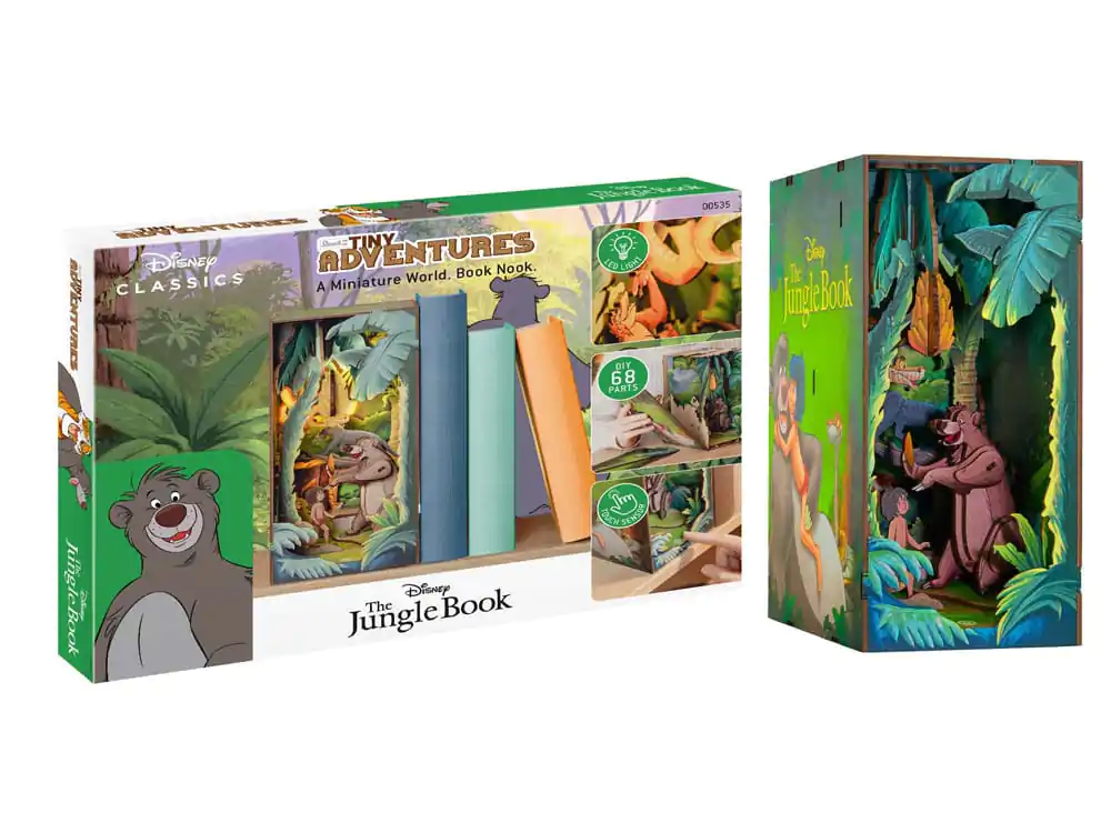 Disney Tiny Adventures Book Nook Mini Diorama The Jungle Book 23 cm termékfotó