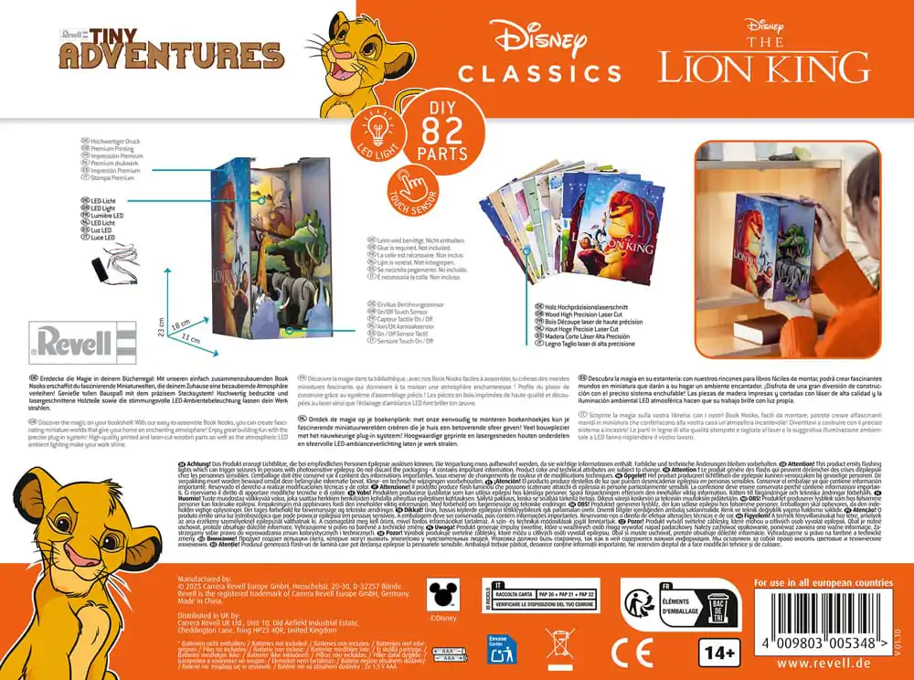 Disney Tiny Adventures Book Nook The Lion King Mini Diorama 23 cm termékfotó