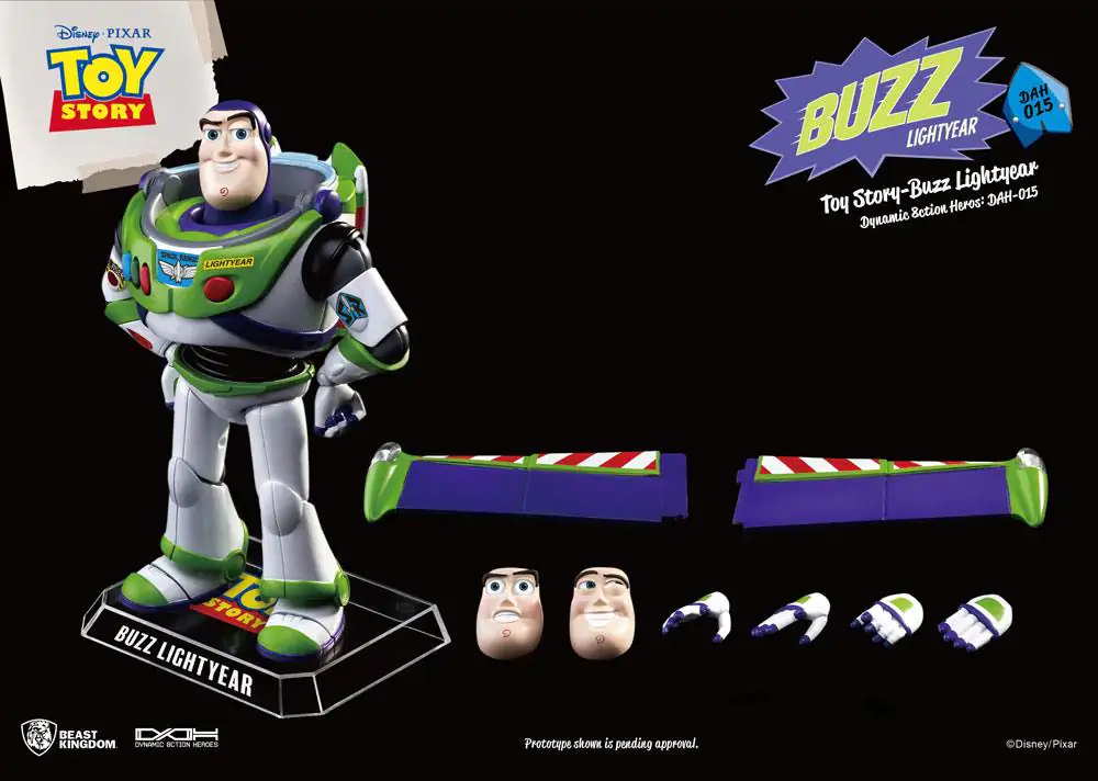 Toy Story Dynamic 8ction Heroes Buzz Lightyear akciófigura 18 cm termékfotó