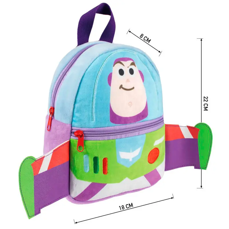 Disney Toy Story Buzz Lightyear plüss táska hátizsák 22cm termékfotó