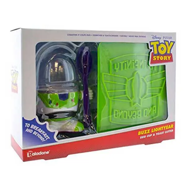 Disney Toy Story Buzz Világító tojás csésze és kanál szett termékfotó