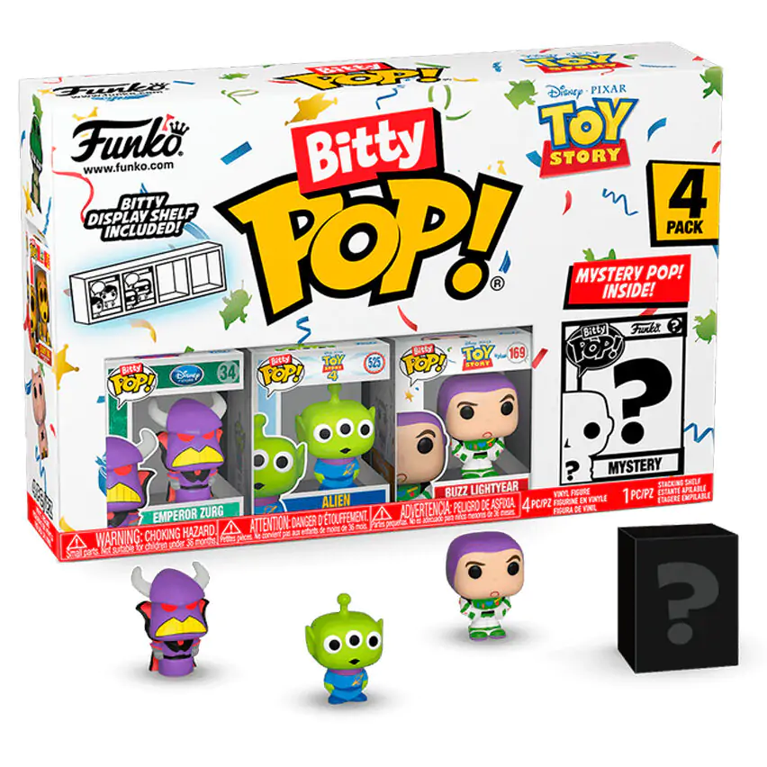 Disney Toy Story Funko Bitty POP 4 db-os figura csomag Zurg termékfotó