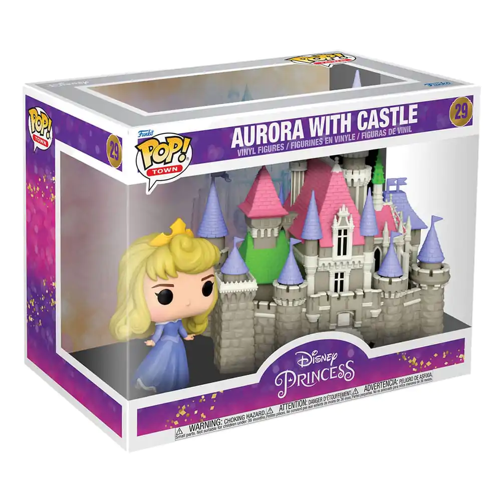 Disney: Ultimate Princess Funko POP! Town Vinyl figura Aurora & Castle (Sleeping Beauty) 9 cm termékfotó