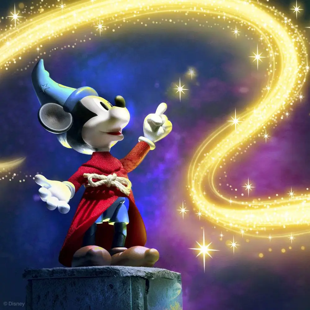 Disney Ultimates Sorcerer's Apprentice Mickey egér akciófigura 18 cm termékfotó
