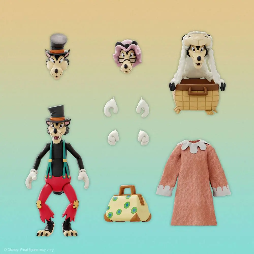 Disney Ultimates The Big Bad Wolf akciófigura 18 cm termékfotó