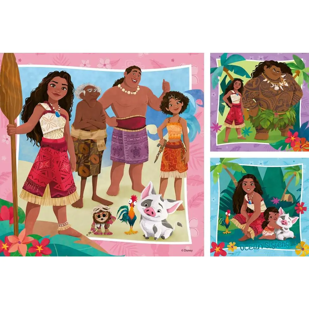 Disney Vaiana 2 puzzle 3x49db-os termékfotó