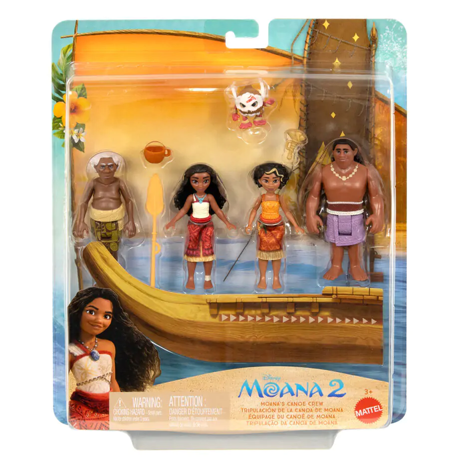 Disney Vaiana Moana 2 Moanas Canoe Crew figurák termékfotó