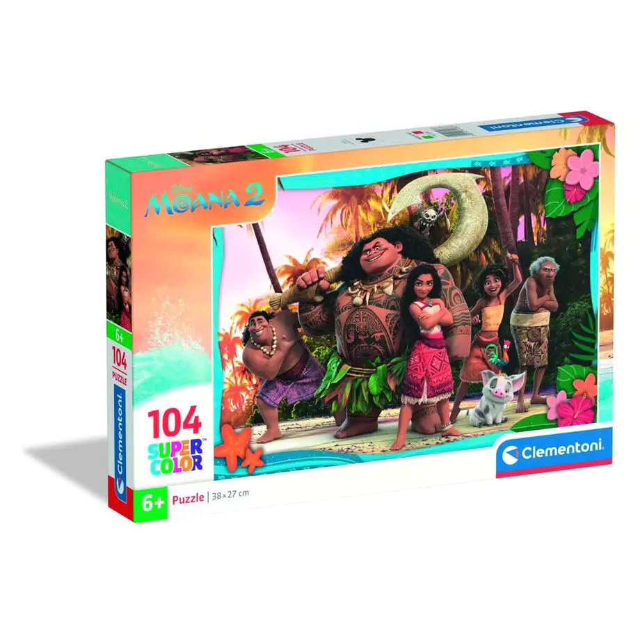 Disney Vaiana Moana 2 puzzle 104db-os termékfotó