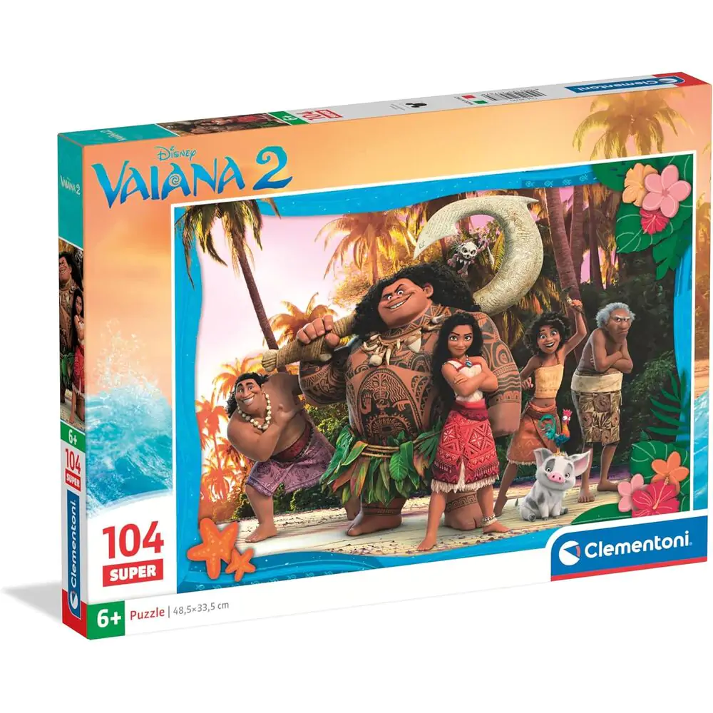 Disney Vaiana Moana 2 super puzzle 104db-os termékfotó