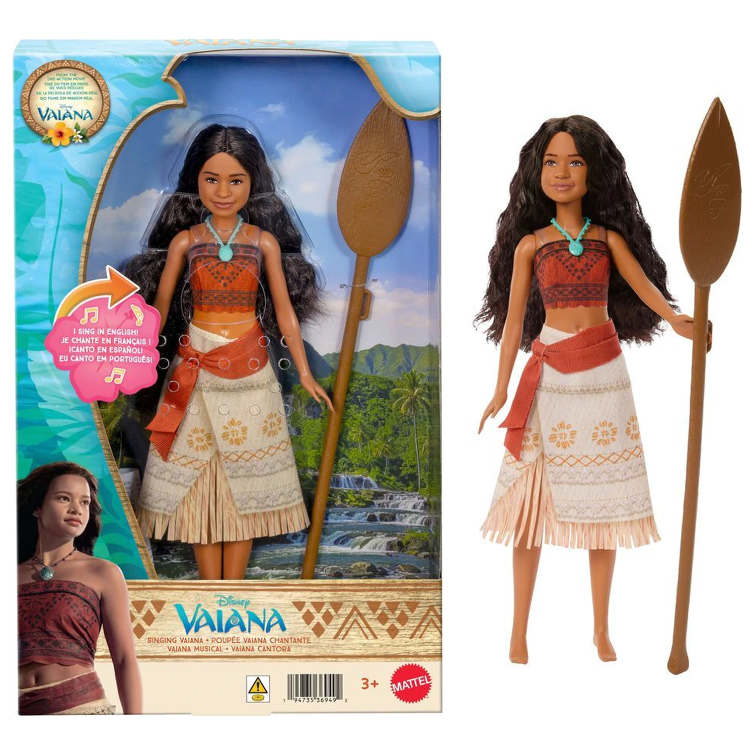 Disney Vaiana Moana éneklő baba termékfotó