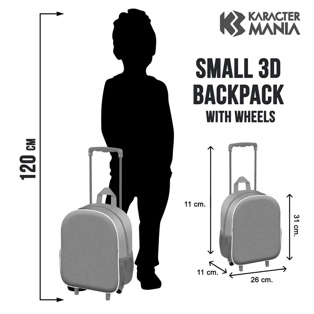 Disney Verdák 3 Bumper 3D gurulós táska 31cm termékfotó