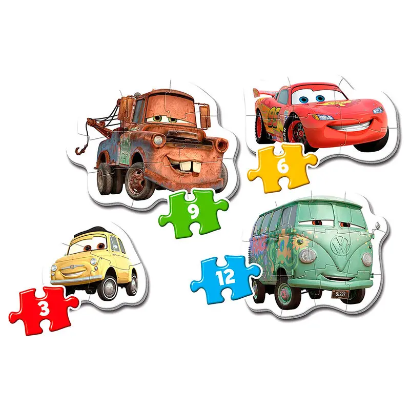 Disney Cars My First Puzzle 3-6-9-12pcs termékfotó