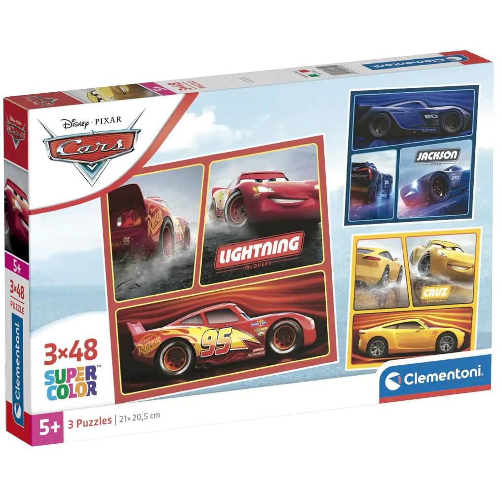 Disney Cars puzzle 3x48pcs termékfotó