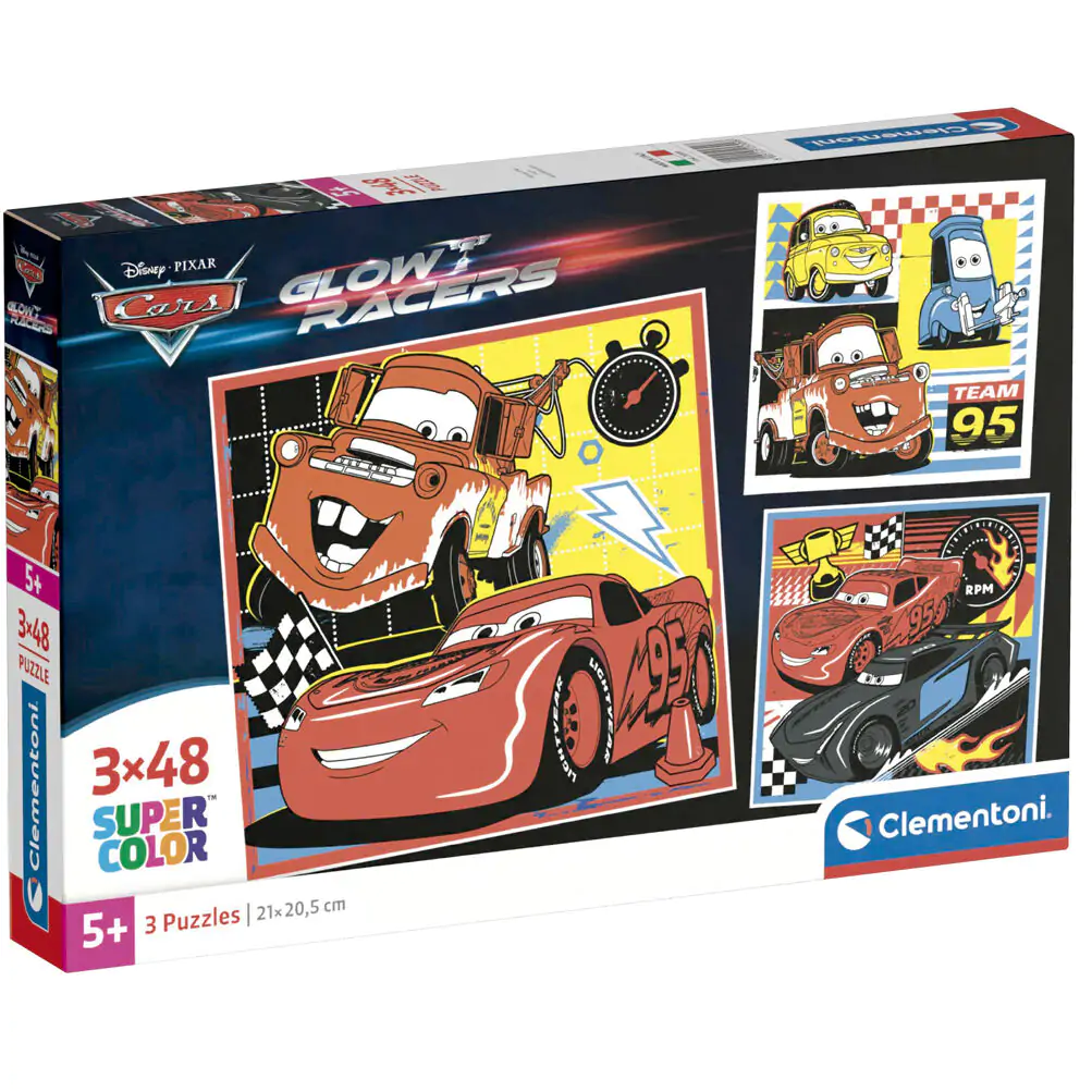 Disney Cars puzzle 3x48pcs termékfotó