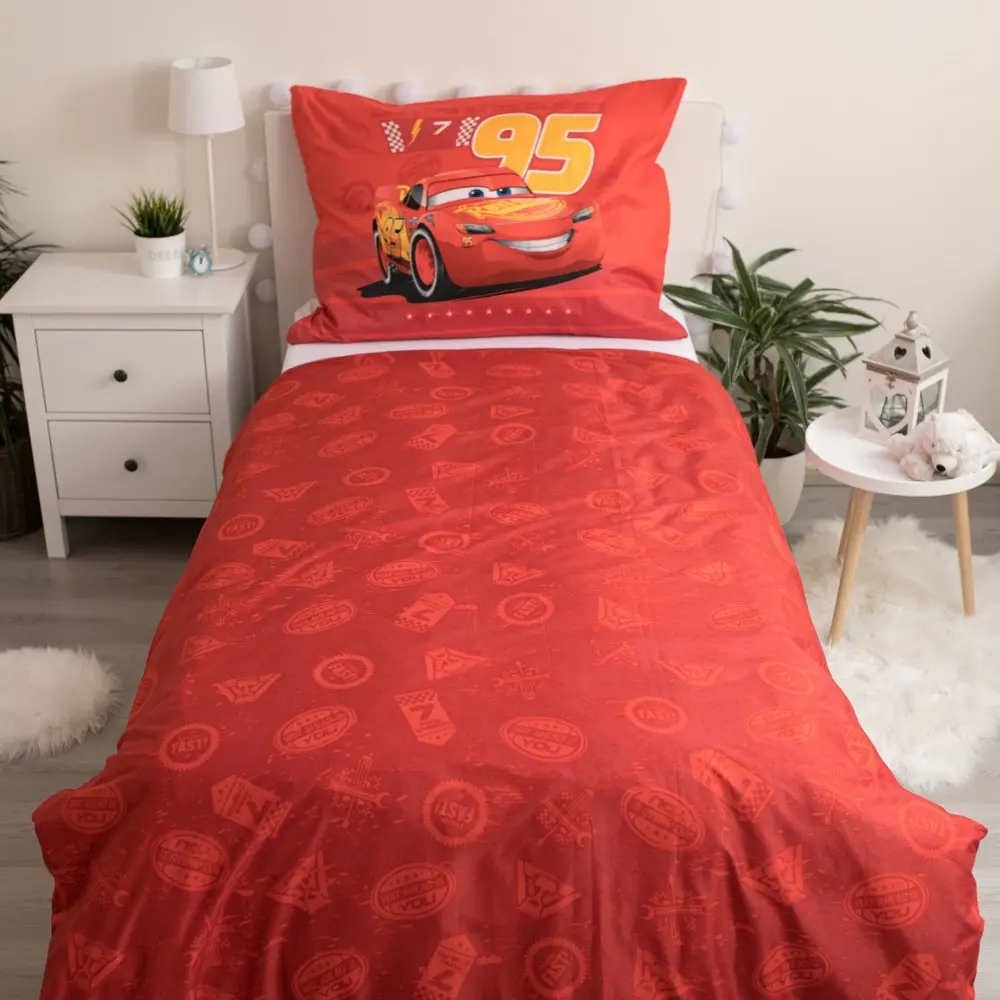 Disney Verdák Race Ready mikroszálas ágyneműhuzat 140×200cm, 70×90 cm termékfotó