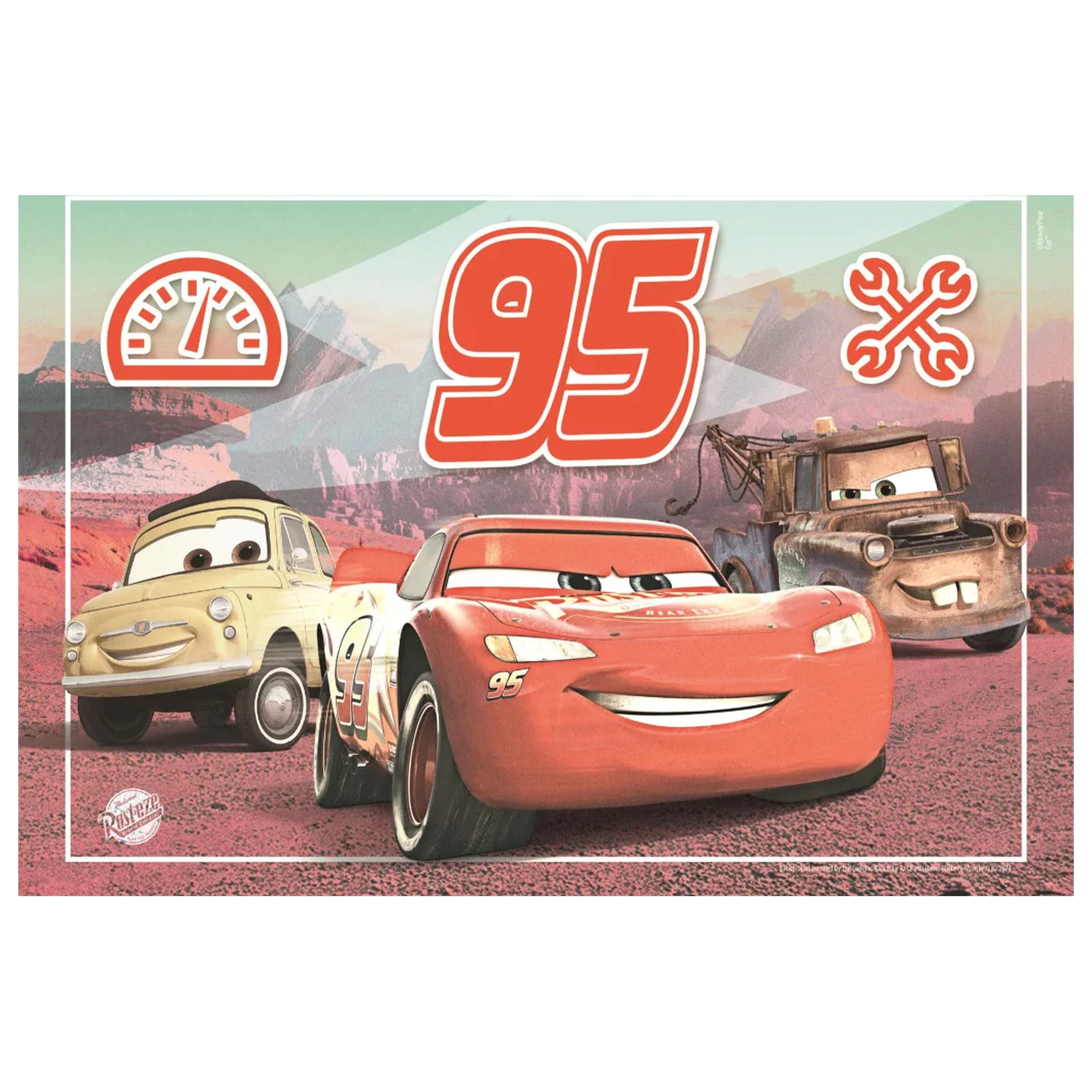 Disney Verdák Racing Team 60 db-os puzzle  termékfotó