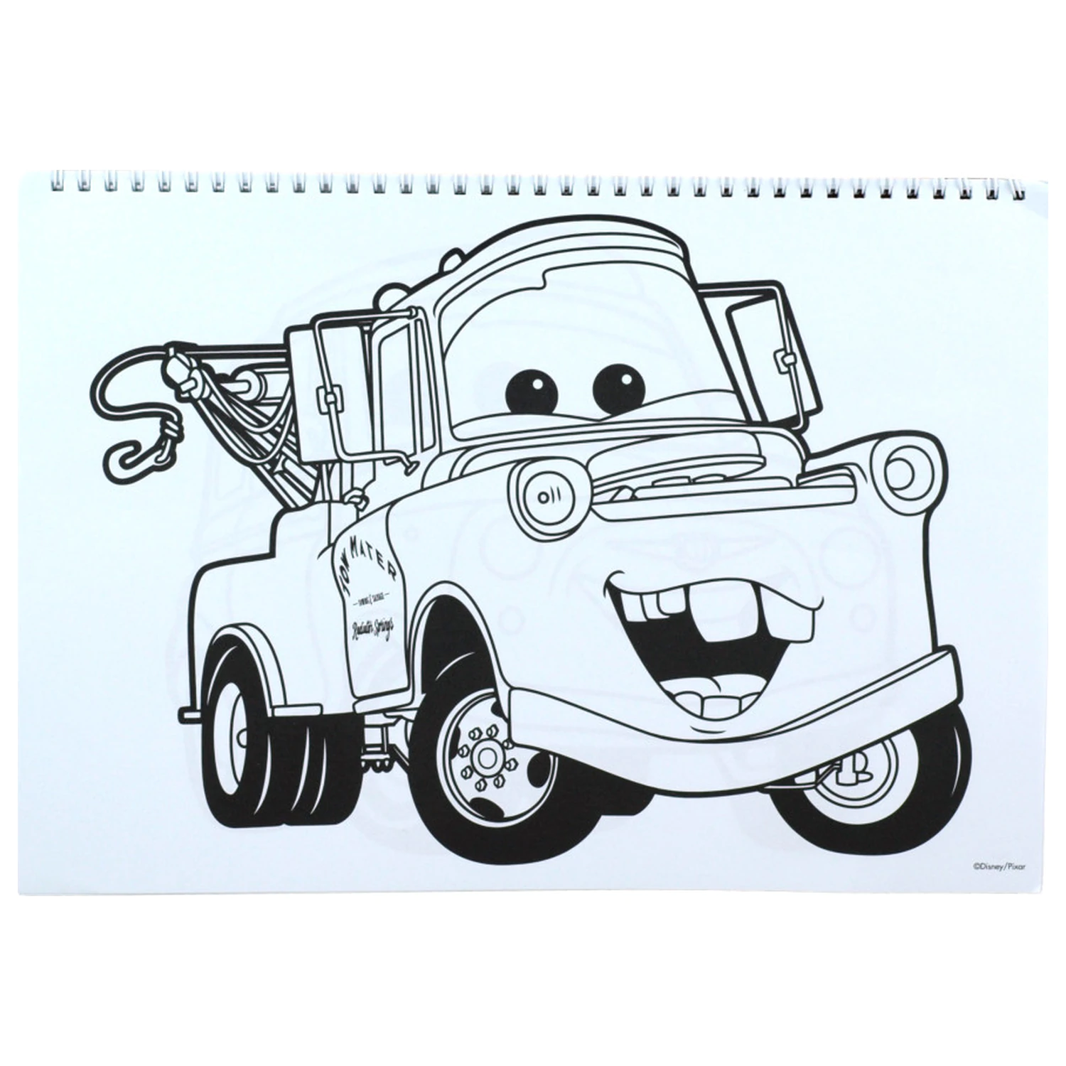 Disney Verdák Vroom A/4 spirál vázlatfüzet 40 lapos matricával termékfotó