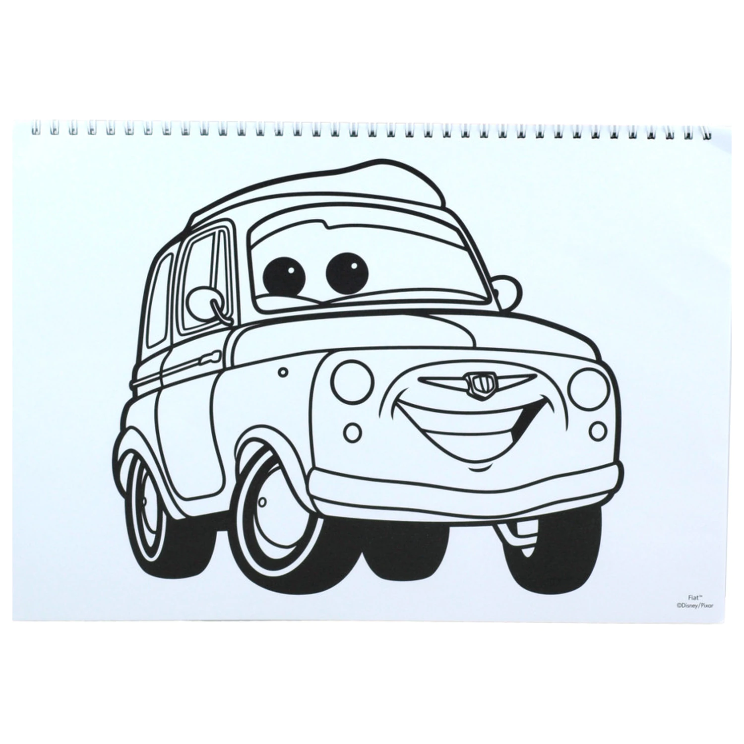 Disney Verdák Vroom A/4 spirál vázlatfüzet 40 lapos matricával termékfotó