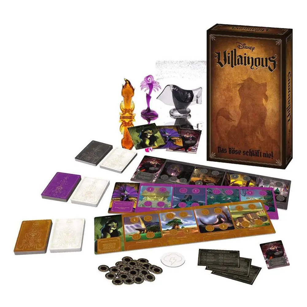 Disney Villainous Evil Comes Prepared Standalone/Expansion Pack német nyelvű társasjáték kiegészítő termékfotó