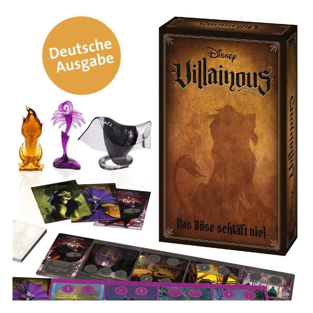 Disney Villainous Evil Comes Prepared Standalone/Expansion Pack német nyelvű társasjáték kiegészítő termékfotó