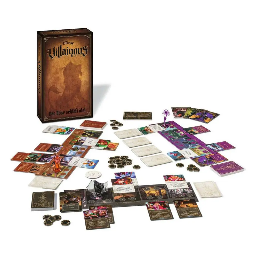 Disney Villainous Evil Comes Prepared Standalone/Expansion Pack német nyelvű társasjáték kiegészítő termékfotó