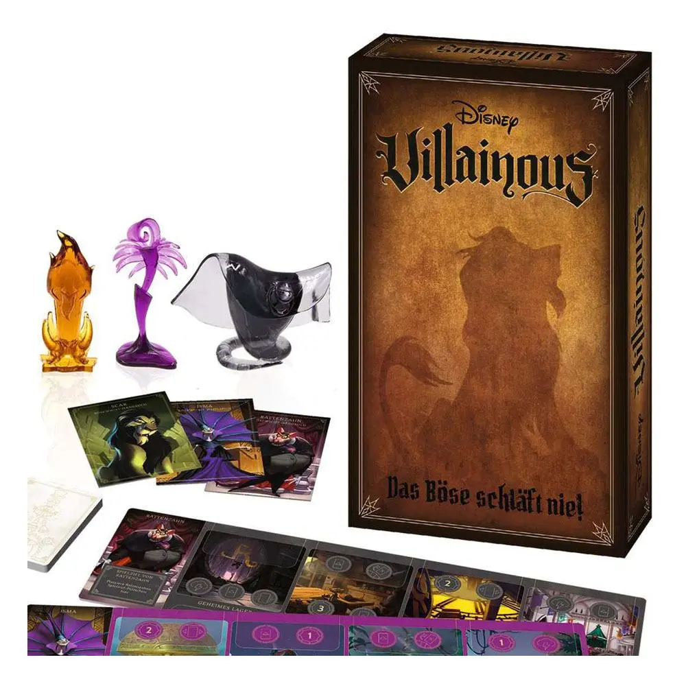 Disney Villainous Evil Comes Prepared Standalone/Expansion Pack német nyelvű társasjáték kiegészítő termékfotó
