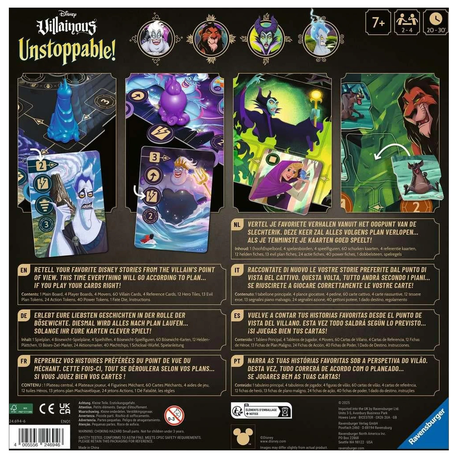 Disney Villainous: Unstoppable társasjáték termékfotó