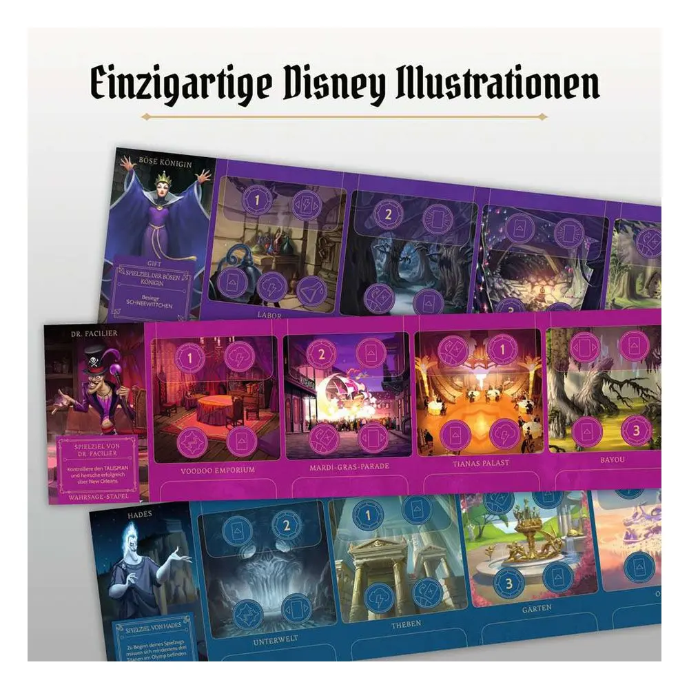 Disney Villainous Wicked to the Core Game Exp. német nyelvű társasjáték termékfotó
