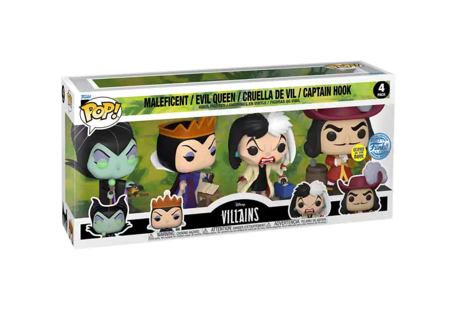 Disney Villains Funko POP! Movies 4 db-os Vinyl figura csomag Villains (GW)(EMEA) 9 cm termékfotó