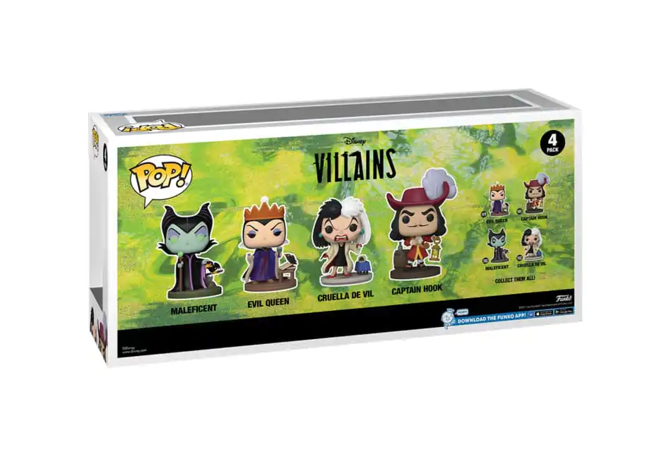 Disney Villains Funko POP! Movies 4 db-os Vinyl figura csomag Villains (GW)(EMEA) 9 cm termékfotó