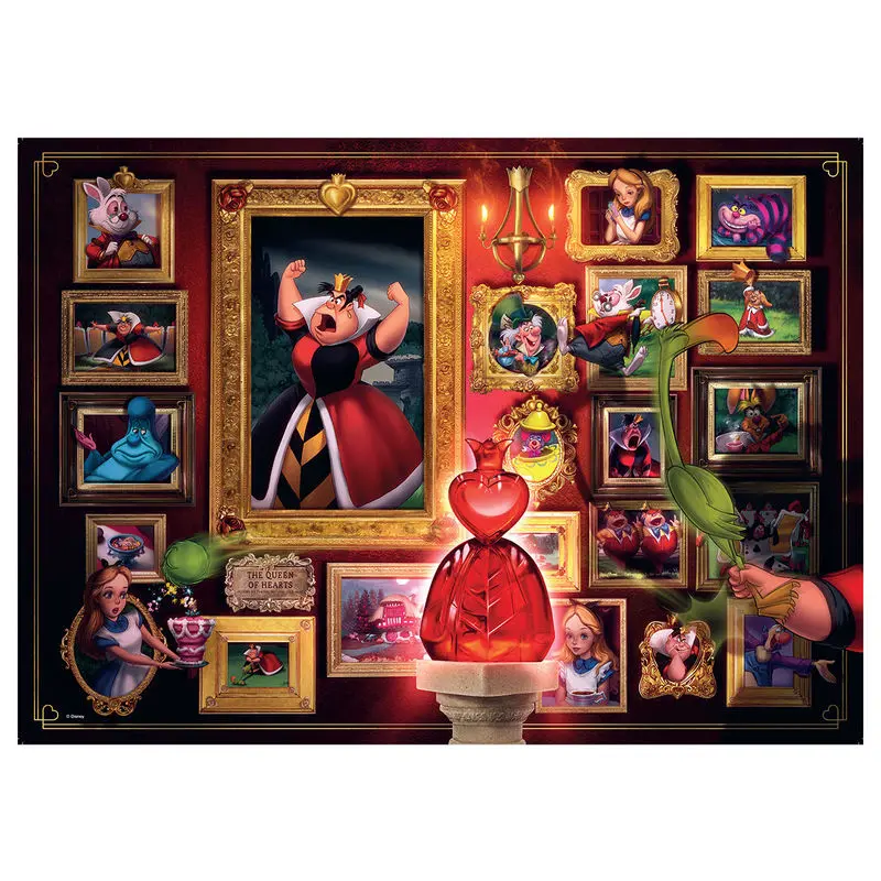 Disney Villains Queen of Hearts puzzle 1000db-os termékfotó