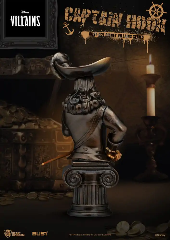 Disney Villains Series Captain Hook PVC mellszobor figura 16 cm termékfotó