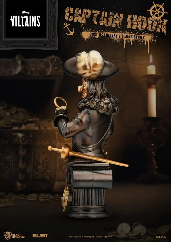 Disney Villains Series Captain Hook PVC mellszobor figura 16 cm termékfotó