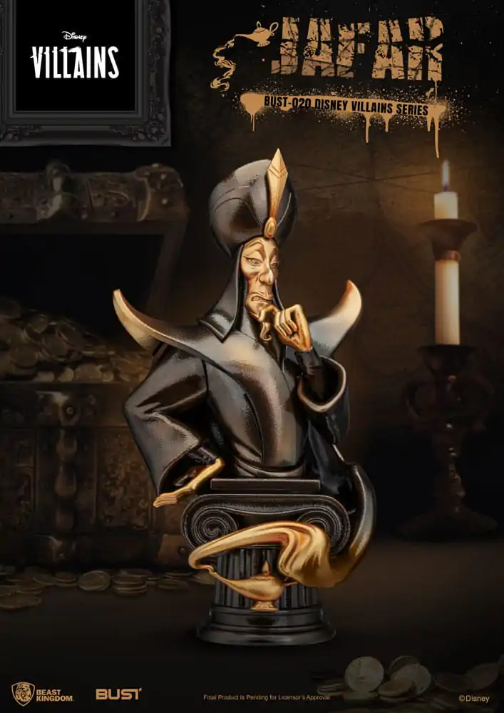 Disney Villains Series Jafar PVC mellszobor figura 16 cm termékfotó