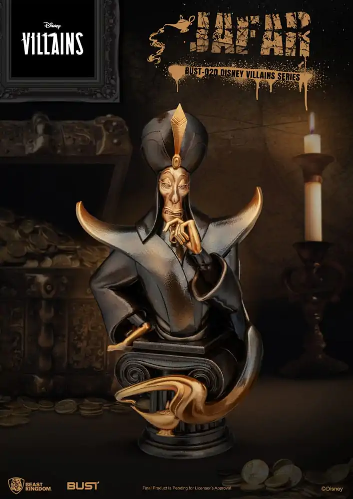 Disney Villains Series Jafar PVC mellszobor figura 16 cm termékfotó