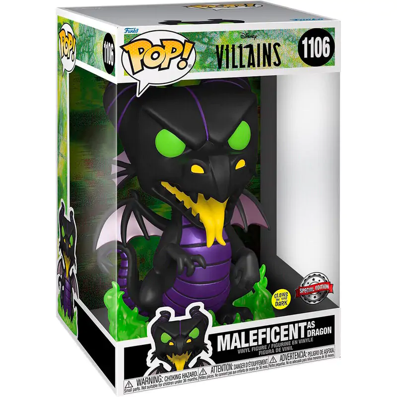 Disney Villains Super Sized Jumbo POP! Vinyl Figure Maleficent as Dragon 25 cm termékfotó