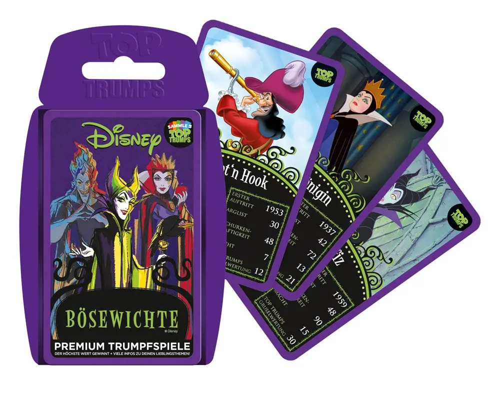 Disney Villains Top Trumps Német nyelvű kártyajáték termékfotó