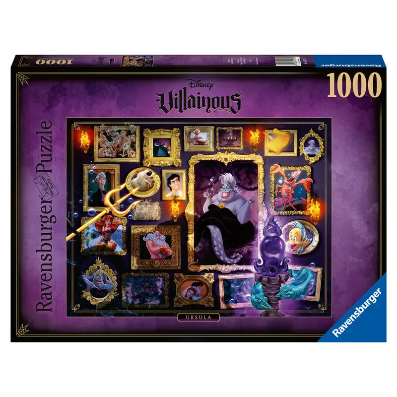 Disney Villainous Jigsaw Puzzle Ursula (1000 pieces) termékfotó