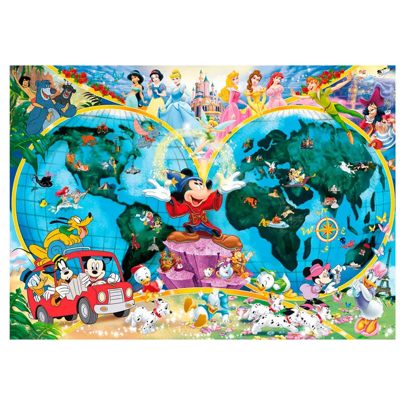 Disney World Map puzzle 1000db-os termékfotó