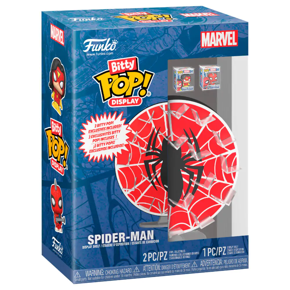 Display Bitty Funko POP Marvel Spider-Man Web figura tartó termékfotó