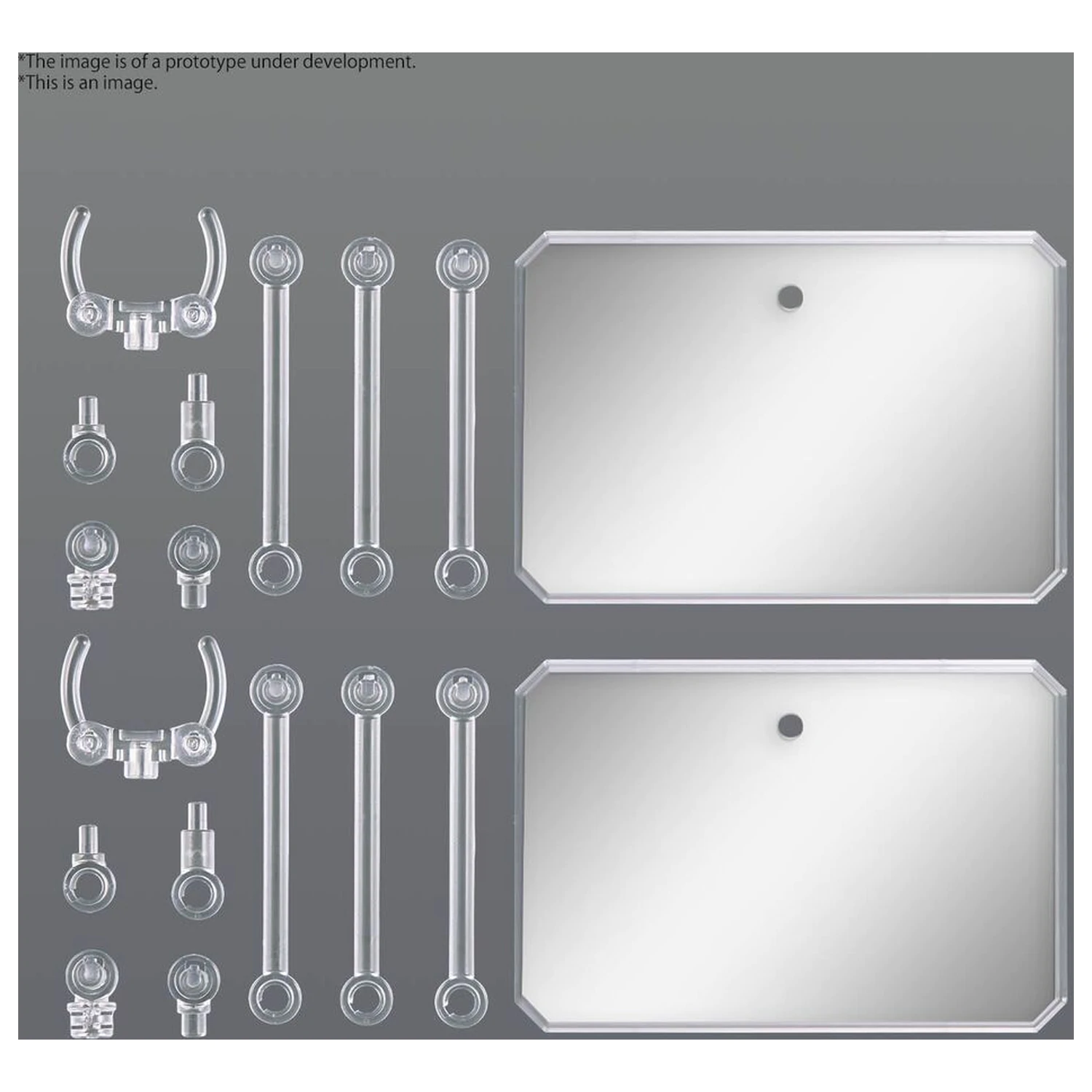 Display Stand Action Base 6 Clear with Mirror Stickers figura állvány termékfotó
