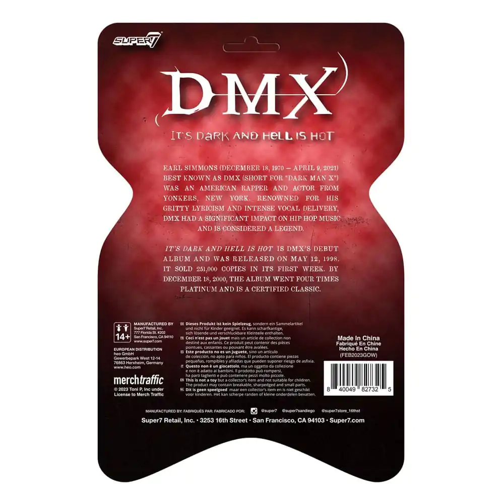 DMX ReAction Wave 01 DMX It´s Dark and Hell is Hot akciófigura 10 cm termékfotó