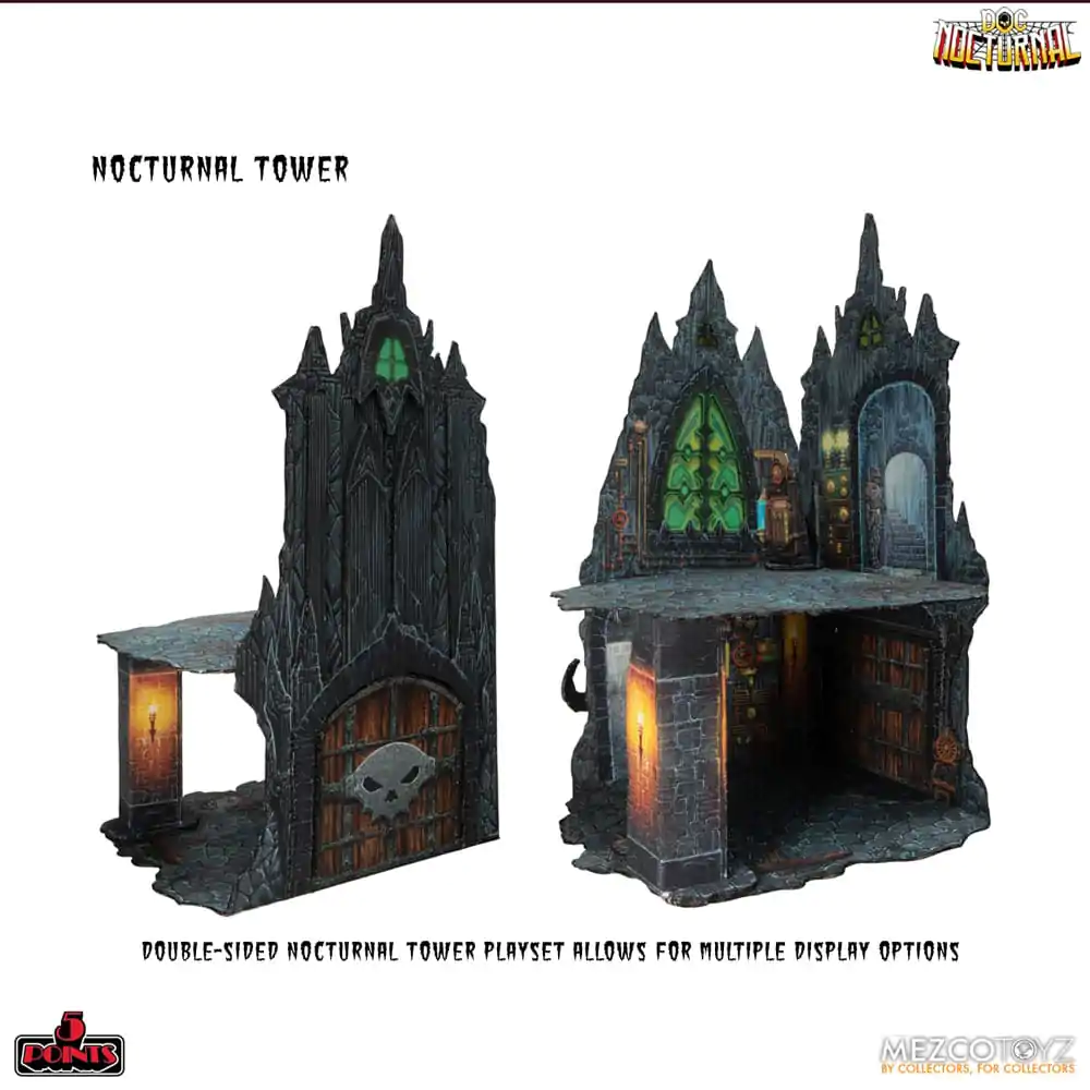 Doc Nocturnal 5 Points Actionfiguren Nocturnal Tower Playset 9 cm termékfotó