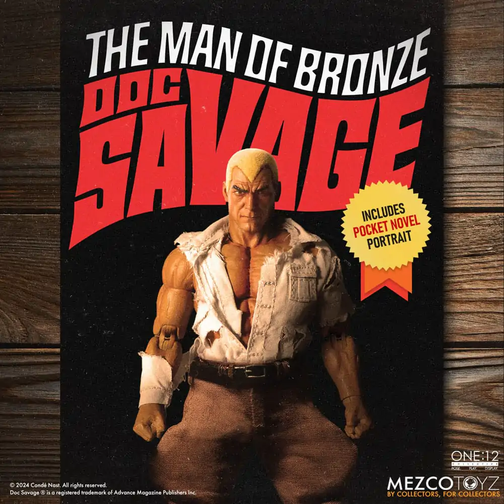 Doc Savage 1/12 Doc Savage Deluxe Edition akciófigura 18 cm termékfotó