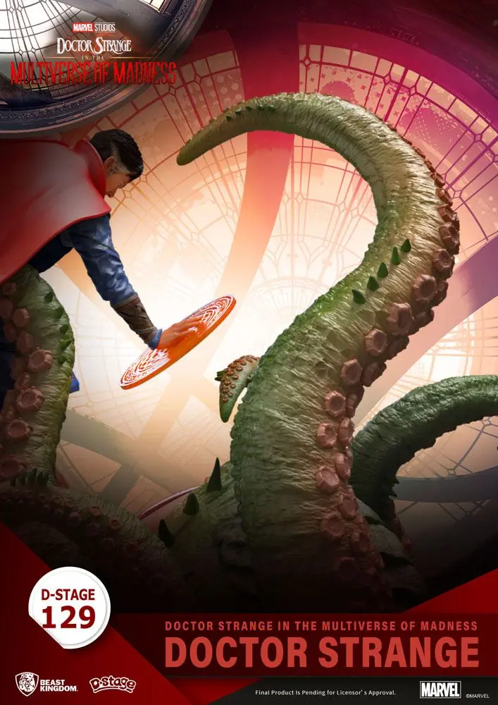 Doctor Strange in the Multiverse of Madness D-Stage Doctor Strange PVC Diorama szobor figura 17 cm termékfotó