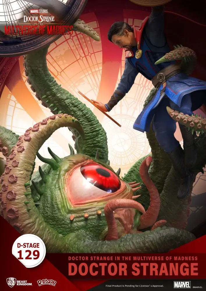 Doctor Strange in the Multiverse of Madness D-Stage Doctor Strange PVC Diorama szobor figura 17 cm termékfotó