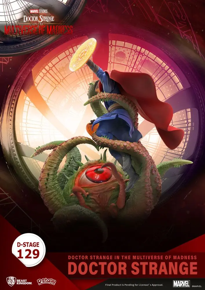 Doctor Strange in the Multiverse of Madness D-Stage Doctor Strange PVC Diorama szobor figura 17 cm termékfotó