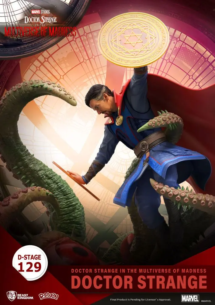 Doctor Strange in the Multiverse of Madness D-Stage Doctor Strange PVC Diorama szobor figura 17 cm termékfotó
