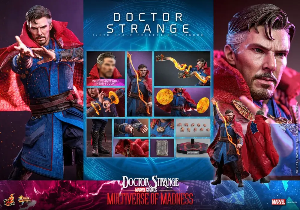 Doctor Strange in the Multiverse of Madness Movie Masterpiece 1/6 Doctor Strange akciófigura 31 cm termékfotó