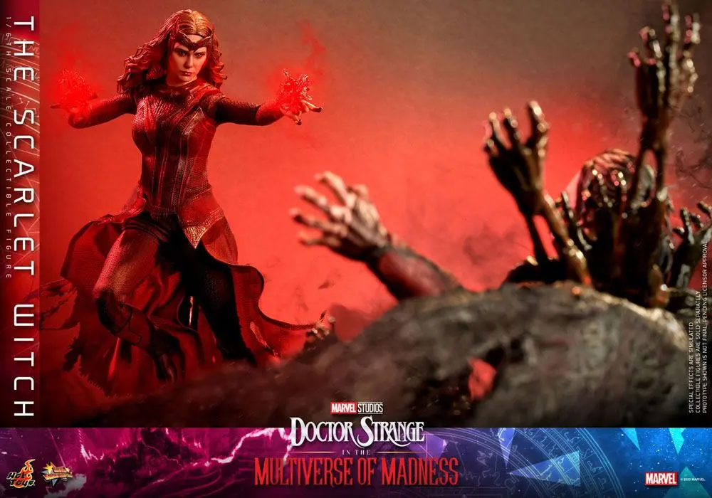 Doctor Strange in the Multiverse of Madness Movie Masterpiece Actionfigur 1/6 The Scarlet Witch 28 cm termékfotó